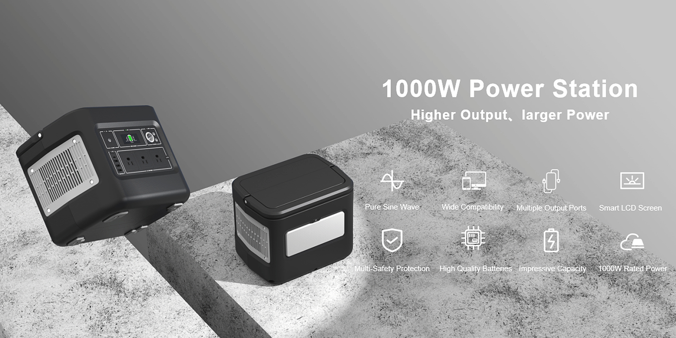 မိုဘိုင်းအားသွင်းရန်အတွက် 1000W အားပြန်သွင်းနိုင်သော ဆိုလာမီးစက်