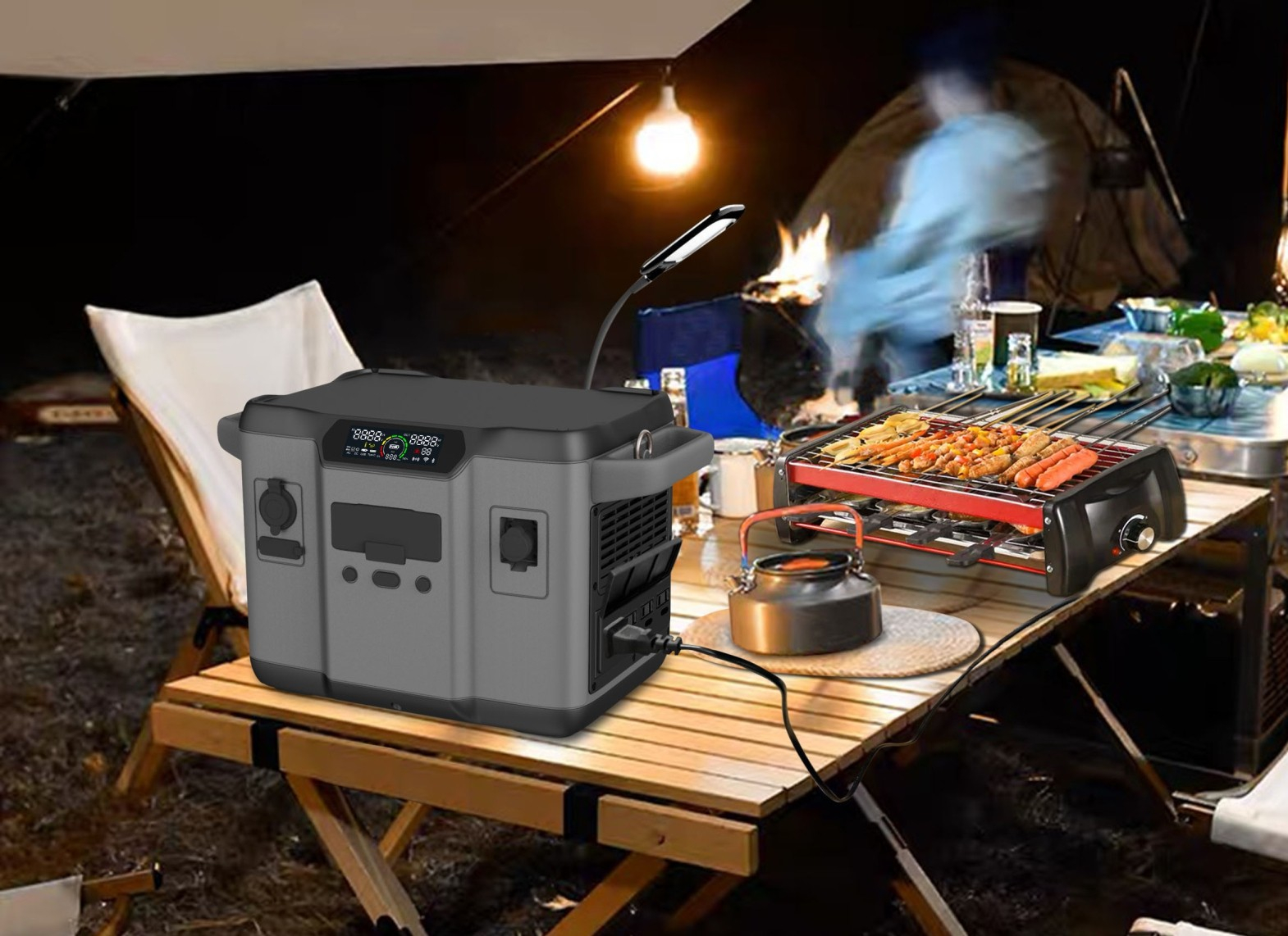 1200W High Performance Portable Power Station For Charging